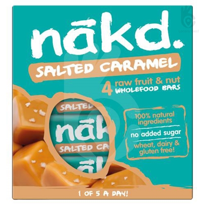 Picture of NAKD SALTED CARAMEL GF 4X35G